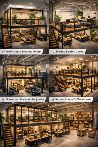 Mezzanine Ruang Kantor di Bandung Kidul