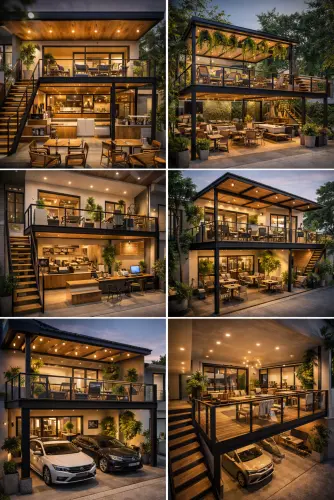 Mezannine Cafe Modern di Bandung Kidul